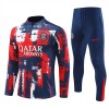 Paris Saint-Germain Trainings Sweatshirt Quarter-zip 2024-25 Rode - Heren